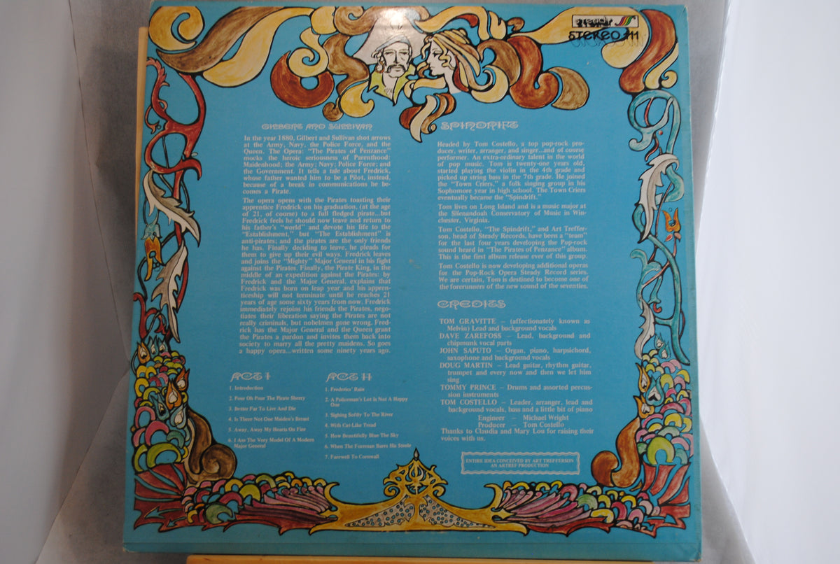 Spindrift The Pirates of Penzance Lp-levy