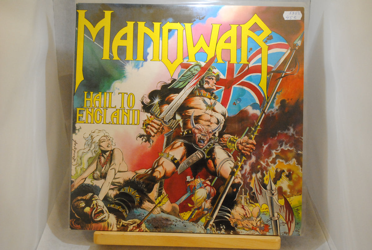 Manowar Hail to England Lp-levy