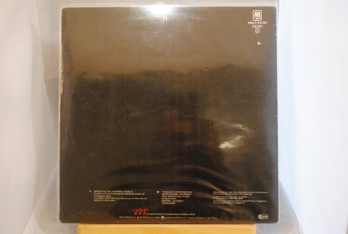 The Police Chost in the Machine Lp-levy