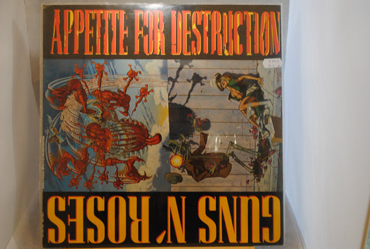 Guns N´ Roses Appetite for Destruction Lp-levy