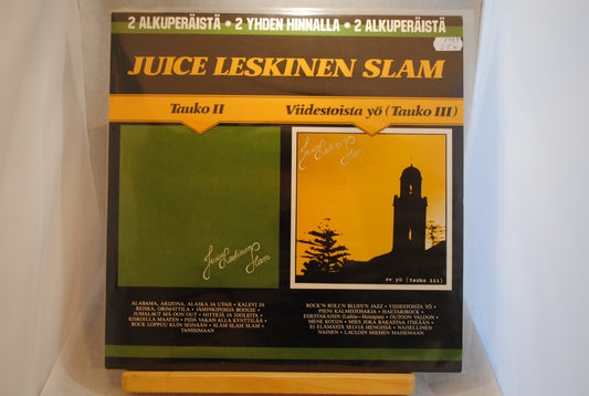 Juice Leskinen Slam Tauko 2 Viidestoista yö Tupla Lp-levy