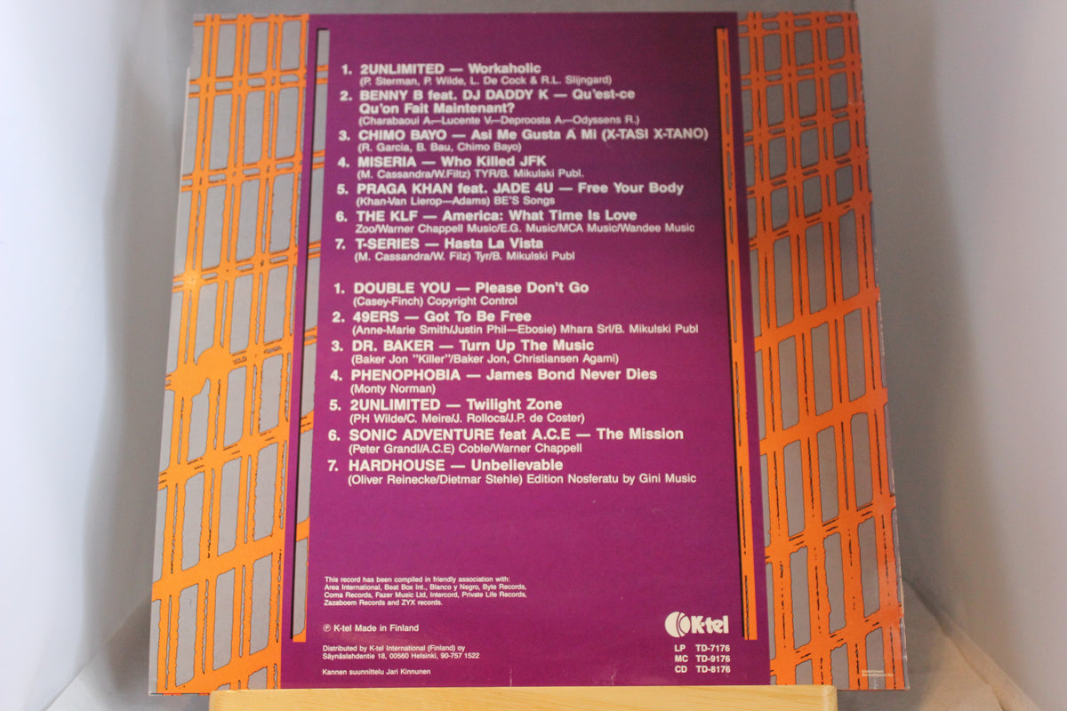 Techno dance hits Eri esittäjiä lp-levy