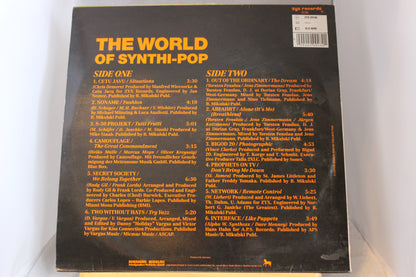The world of synthi-pop eri esittäjiä lp-levy