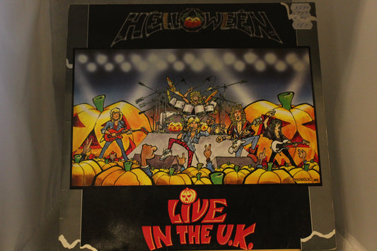 Helloween Live in the UK lp-levy