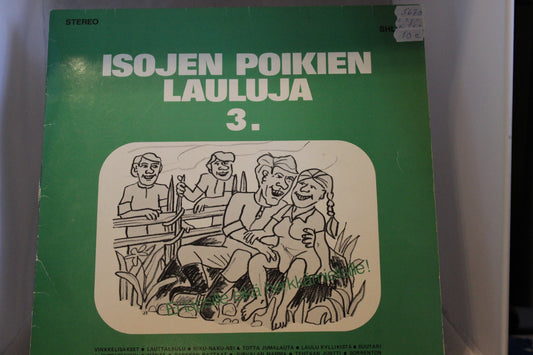 Isojen Poikien Lauluja 3 lp-levy