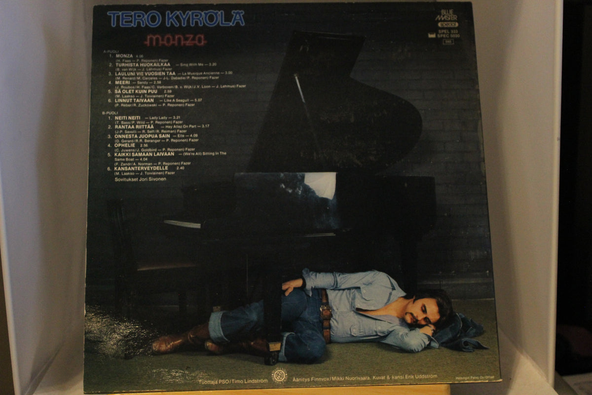 Tero Kyrölä Monza lp-levy