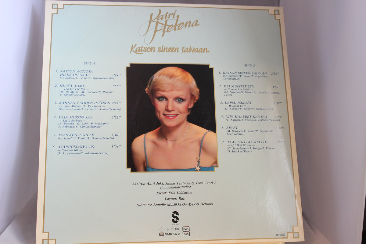 Katri Helena Katson sineen taivaan lp-levy