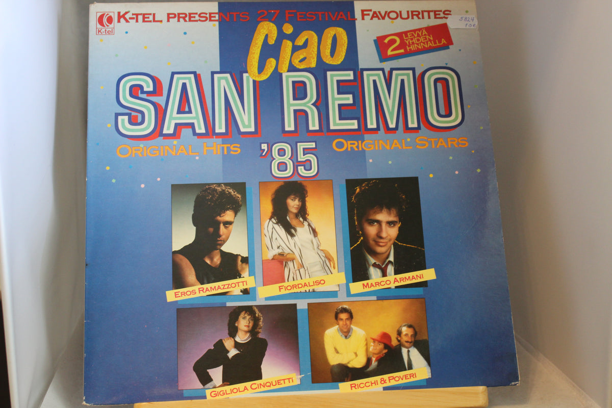 Ciao San Remo 85 Tupla lp-levy