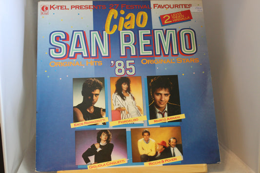 Ciao San Remo 85 Tupla lp-levy