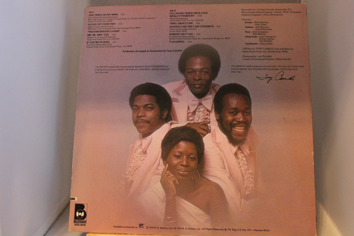 The Ebonys Sing about life lp-levy