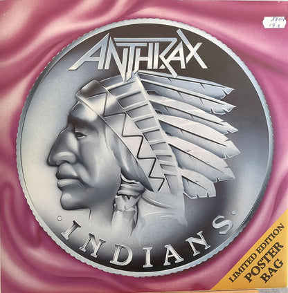Anthrax Indians Maxi Lp-levy