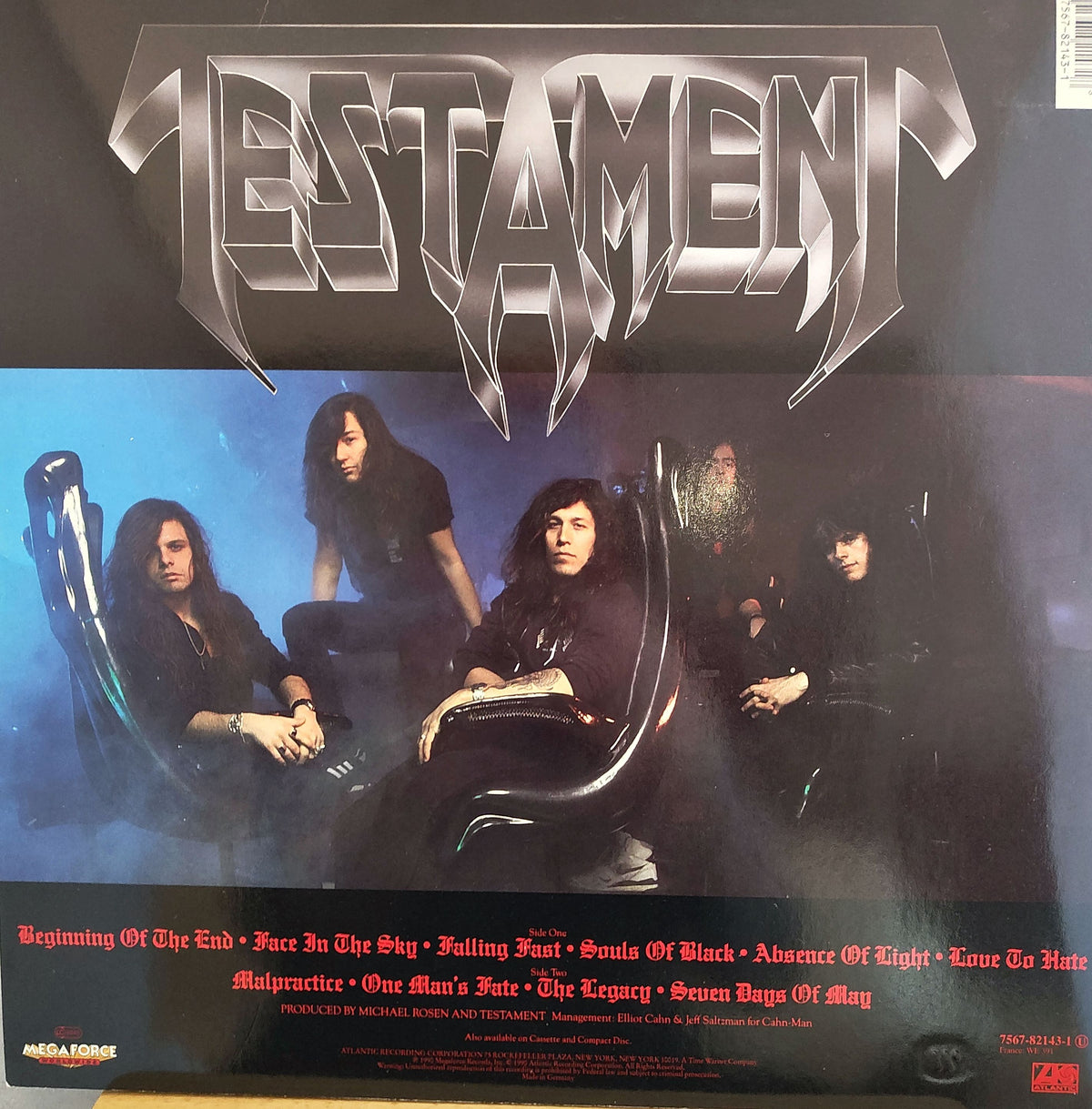 Testament Souls of Black Lp-levy