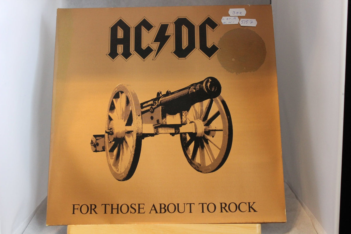Ac - dc For those about to rock lp - levy - Asadon AarteetLp - levyt