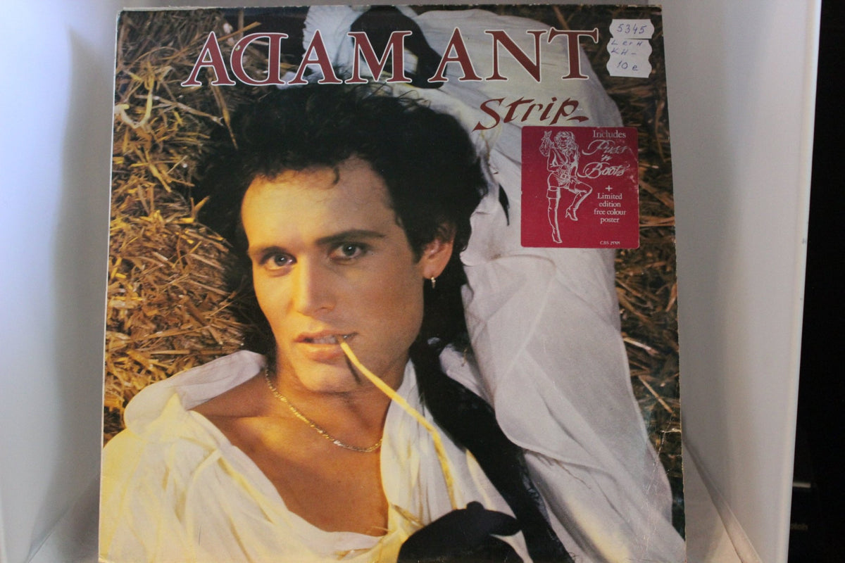 Adam Ant Strip lp - levy - Asadon AarteetLp - levyt