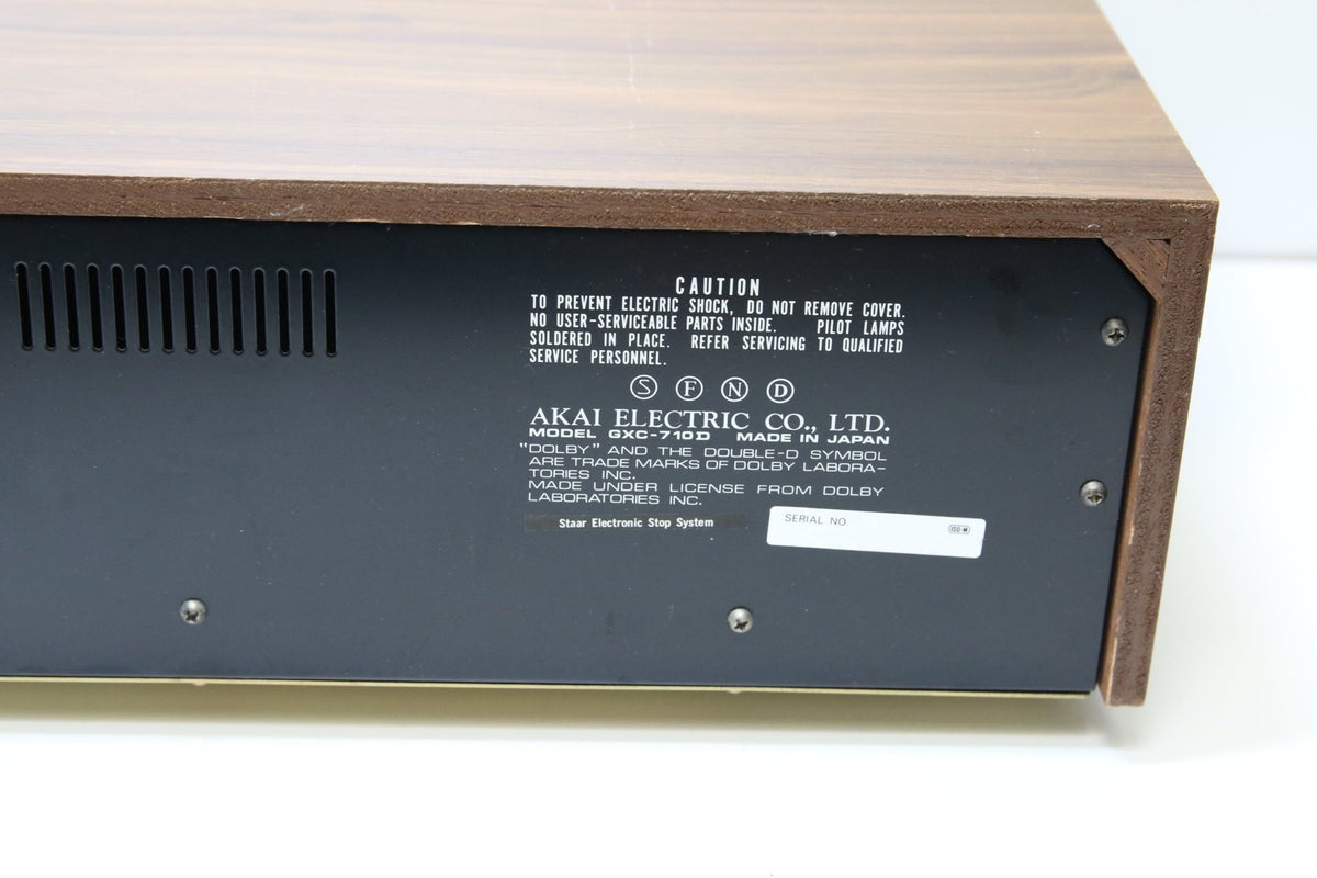 Akai GXC - 710 D Kasettidekki - Asadon AarteetDekit