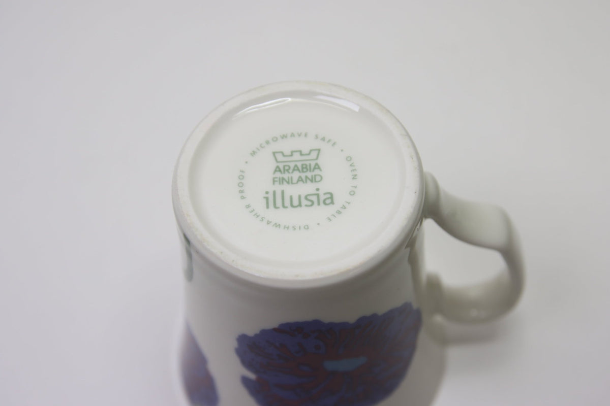 Arabia Illusia kahvimuki Heikki Orvola/Fujiwo Ishimoto - Asadon AarteetKahvimukit