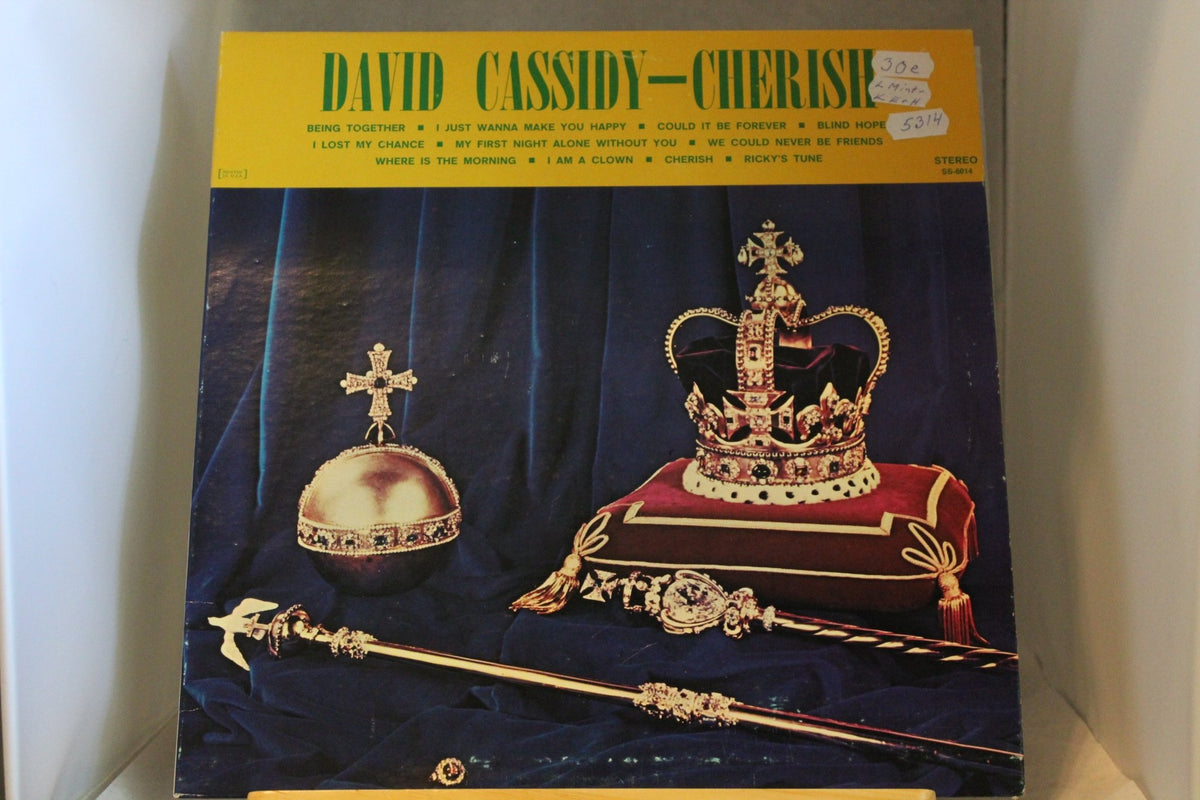 David Cassidy Cherish lp - levy - Asadon AarteetLp - levyt