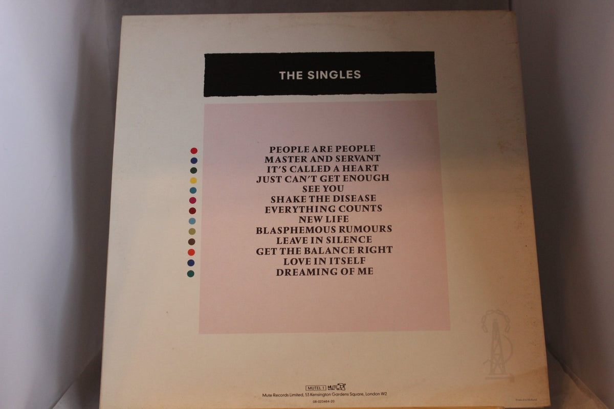 Depeche mode The singles 81 - 85 lp - levy - Asadon AarteetLp - levyt
