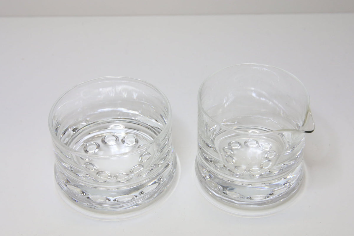 Iittala Helminauha sokerikko ja kermakko Timo Sarpaneva - Asadon AarteetSokerikot ja kermakot