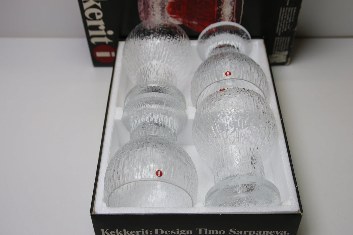 Iittala Kekkerit snapsilasit 6kplTimo Sarpaneva - Asadon AarteetJuomalasit