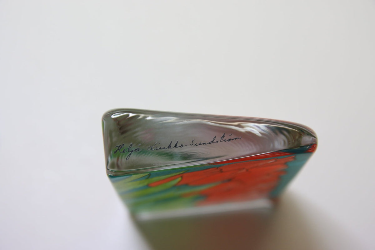 Iittala Lasikortti punaiset tulppaanit H L - S - Asadon AarteetKoristeet