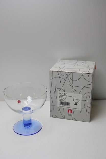 Iittala Mondo jälkiruokamalja sininen Kerttu Nurminen - Asadon AarteetJälkiruokakulhot