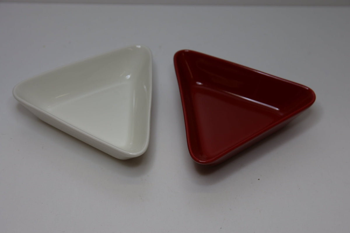Iittala Punainen kolmiovati Kaj Franck - Asadon AarteetKulhot