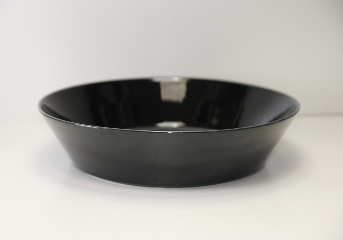 Iittala Teema musta iso kulho - Asadon AarteetKulhot