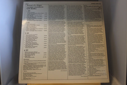 Kim Borg Laulajan Muotokuva Tupla lp - levy - Asadon AarteetLp - levyt