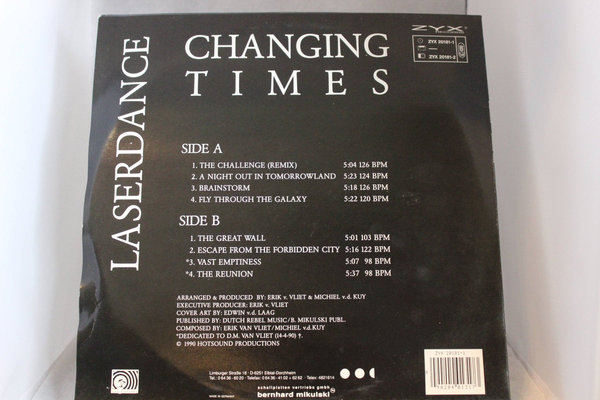 Laser dance Changing times lp - levy - Asadon AarteetLp - levyt