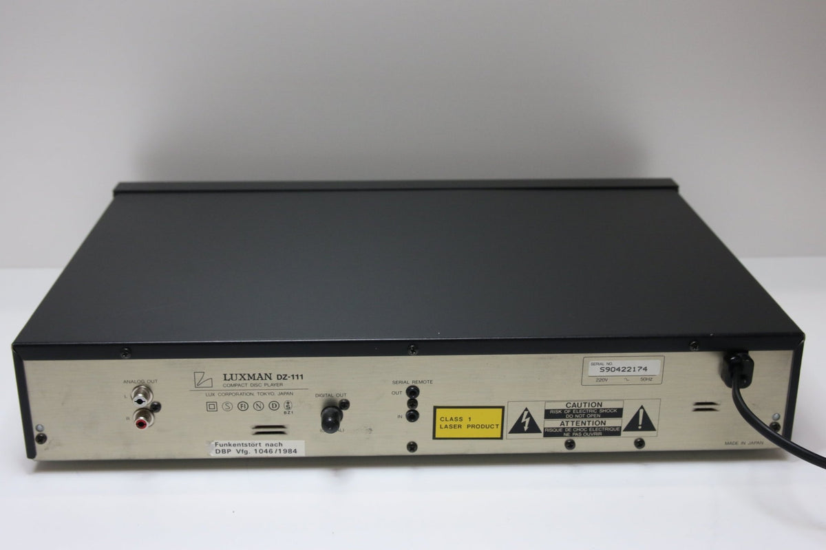 Luxman DZ 111 Cd - soitin - Asadon AarteetCd - soitin