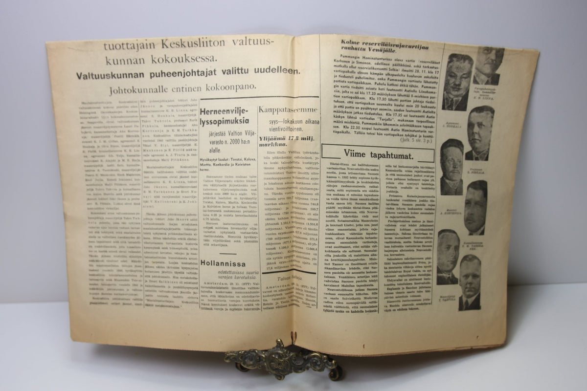 Maaseudun tulevaisuus lehti vuodelta 1939 - Asadon AarteetKeräily