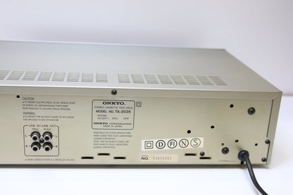 Onkyo TA - 2026 Kasettidekki - Asadon AarteetDekit